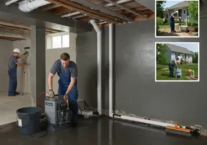 Basement Waterproofing and Flood Prevention process in Prudenville, MI